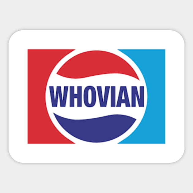 Pepsi Whovian Sticker by PhotoPunk